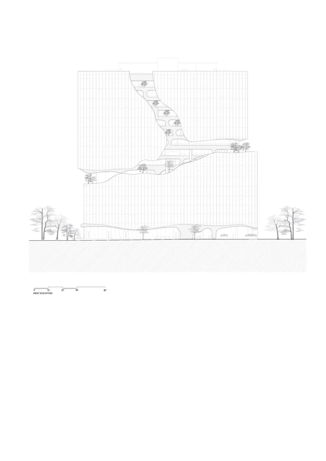 BIM architecture | MAD's fourth project in the United States, 'Vertical Canyon,' begins construction