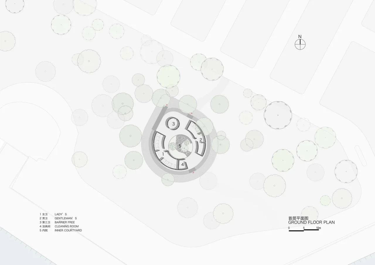 BIM Architecture | Liangzihu Changling Ferry Landscape Public Toilet/Original Architecture