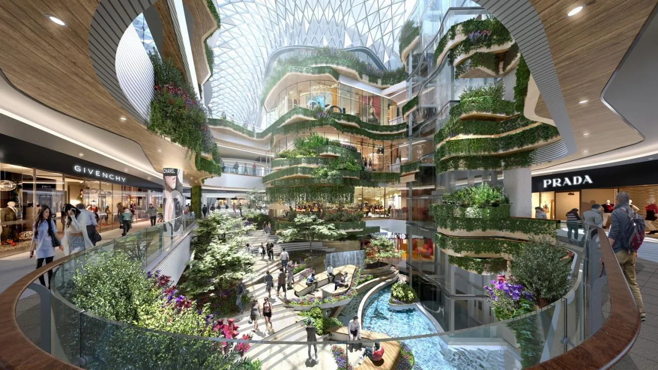 BIM Architecture | Xi'an Nanfei Hongle Hui Center, Urban Ecological Commercial Complex/Aedas