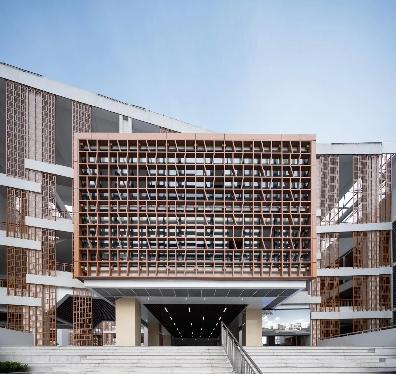BIM Architecture | Open Education Landscape - Ningbo Vanke Panhuo Experimental Middle School/UA You'an Design