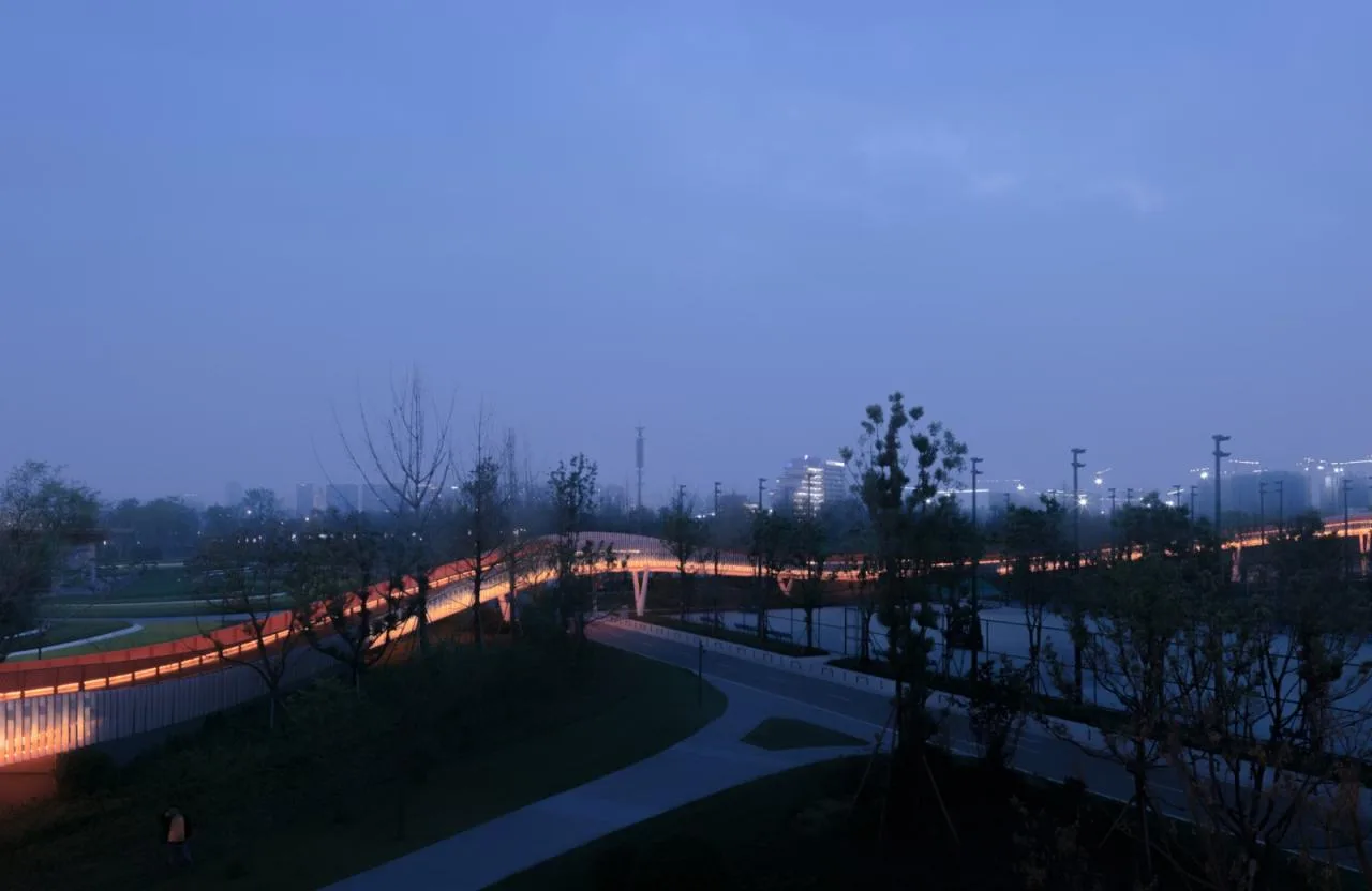 BIM Architecture | Landscape Corridor/Surrounding Buildings of Dong'an Lake Venue for Chengdu Universiade