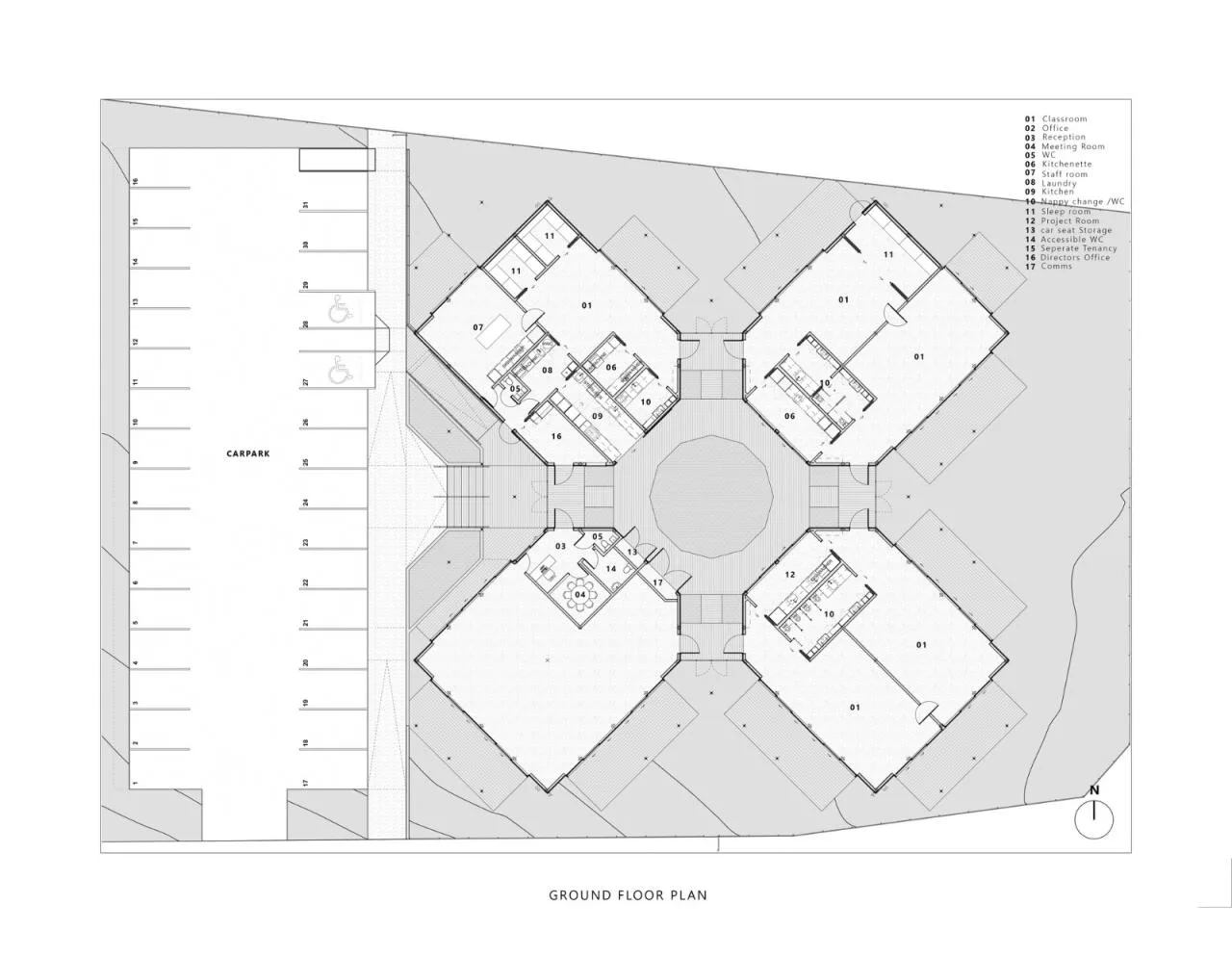 Plan view of New Shoots Children's Centre