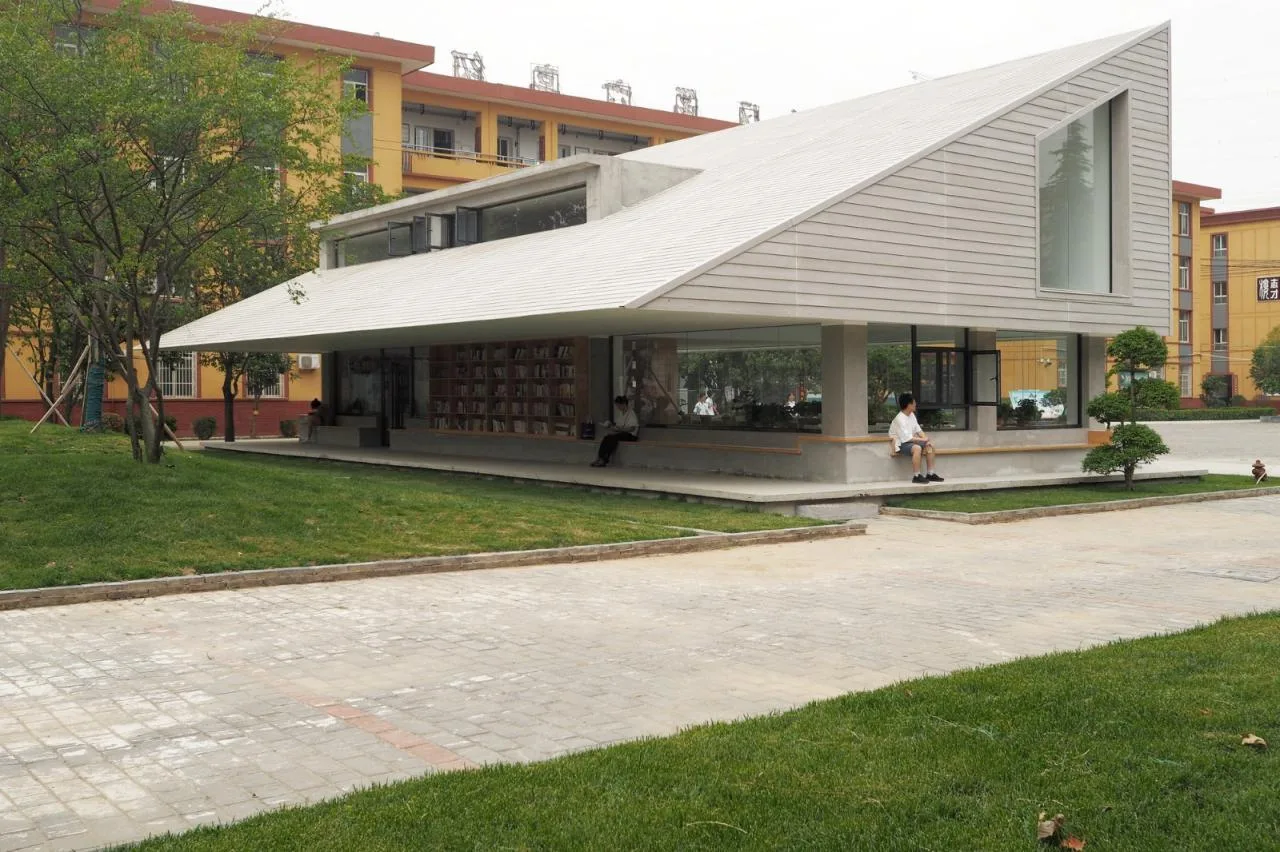 BIM Architecture | Xi'an High tech Sixth Senior High School Library/Yuan Architecture · School of Architecture, Xi'an University of Architecture and Technology