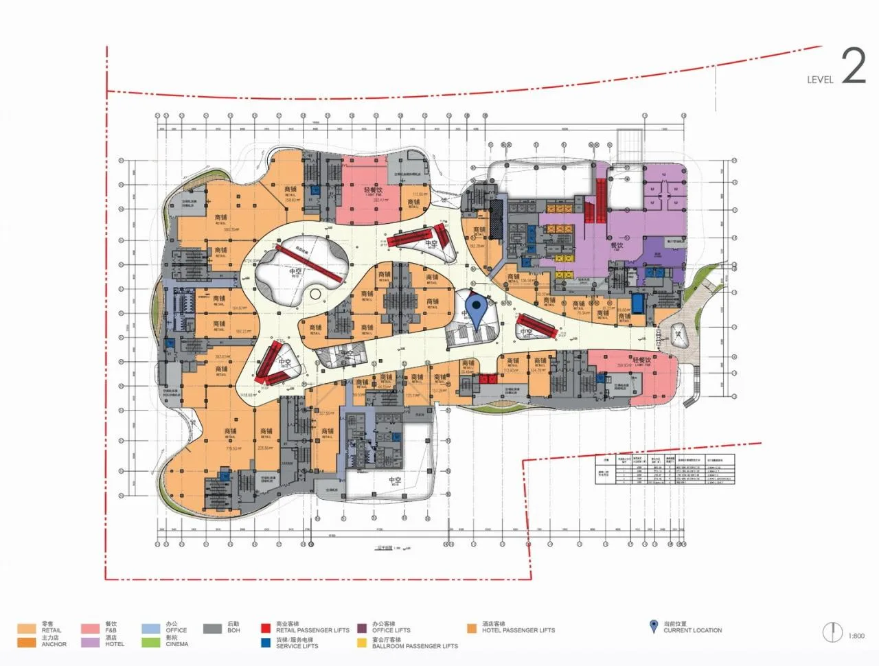 BIM Architecture | Xi'an Nanfei Hongle Hui Center, Urban Ecological Commercial Complex/Aedas