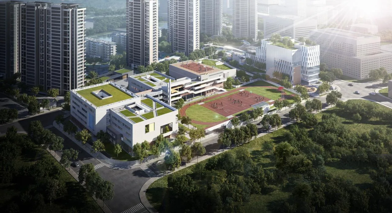 BIM Architecture | Hangzhou Normal University Affiliated Jingchao Primary School and Kindergarten/UA You'an Design