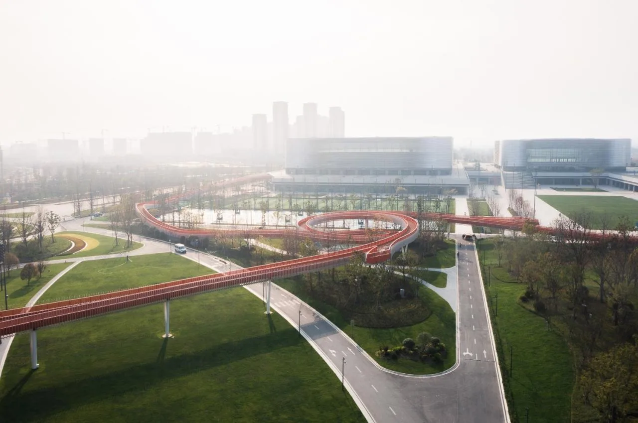 BIM Architecture | Landscape Corridor/Surrounding Buildings of Dong'an Lake Venue for Chengdu Universiade