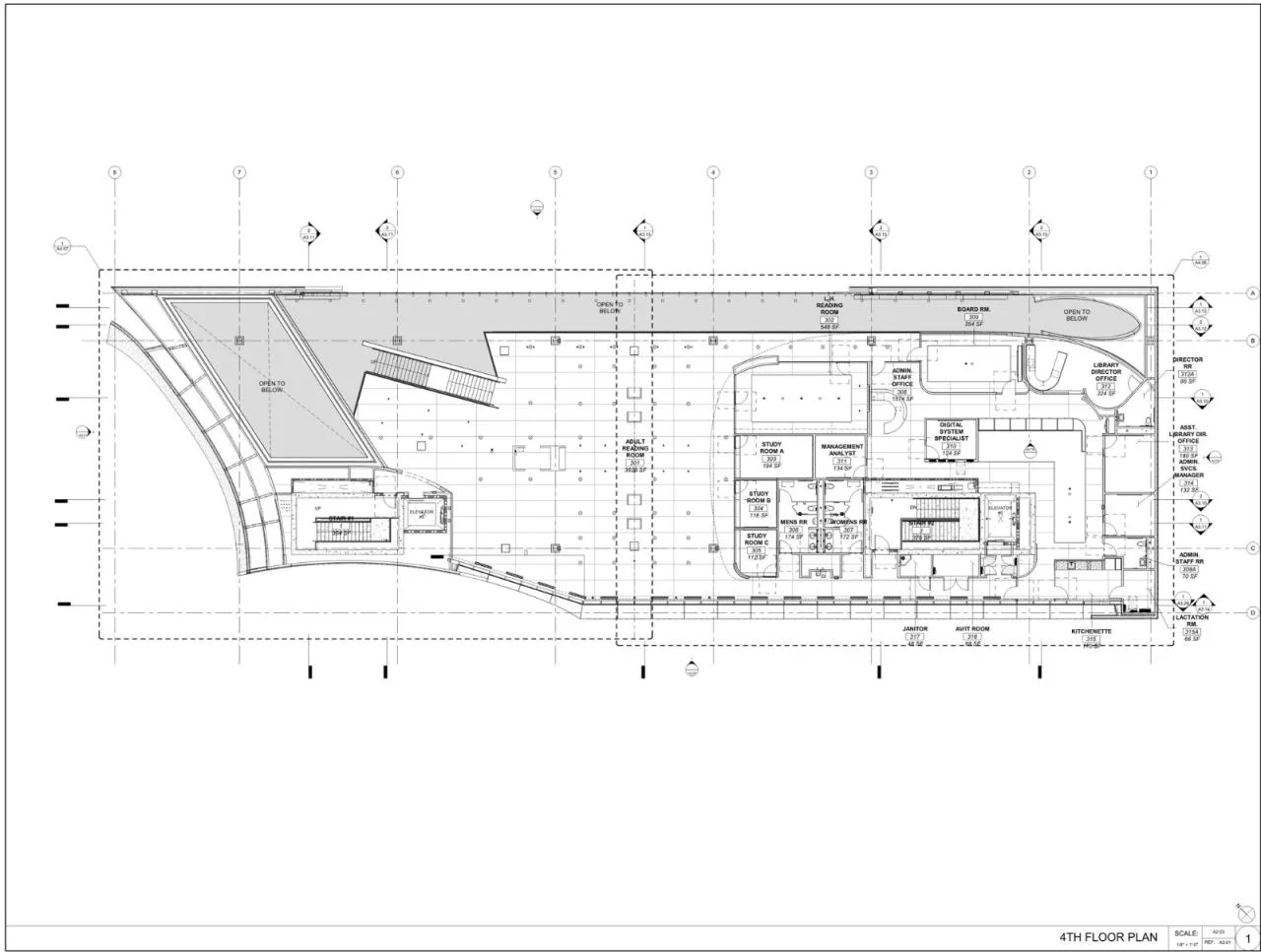 BIM Architecture | Riverside Municipal Library/Johnson Favaro