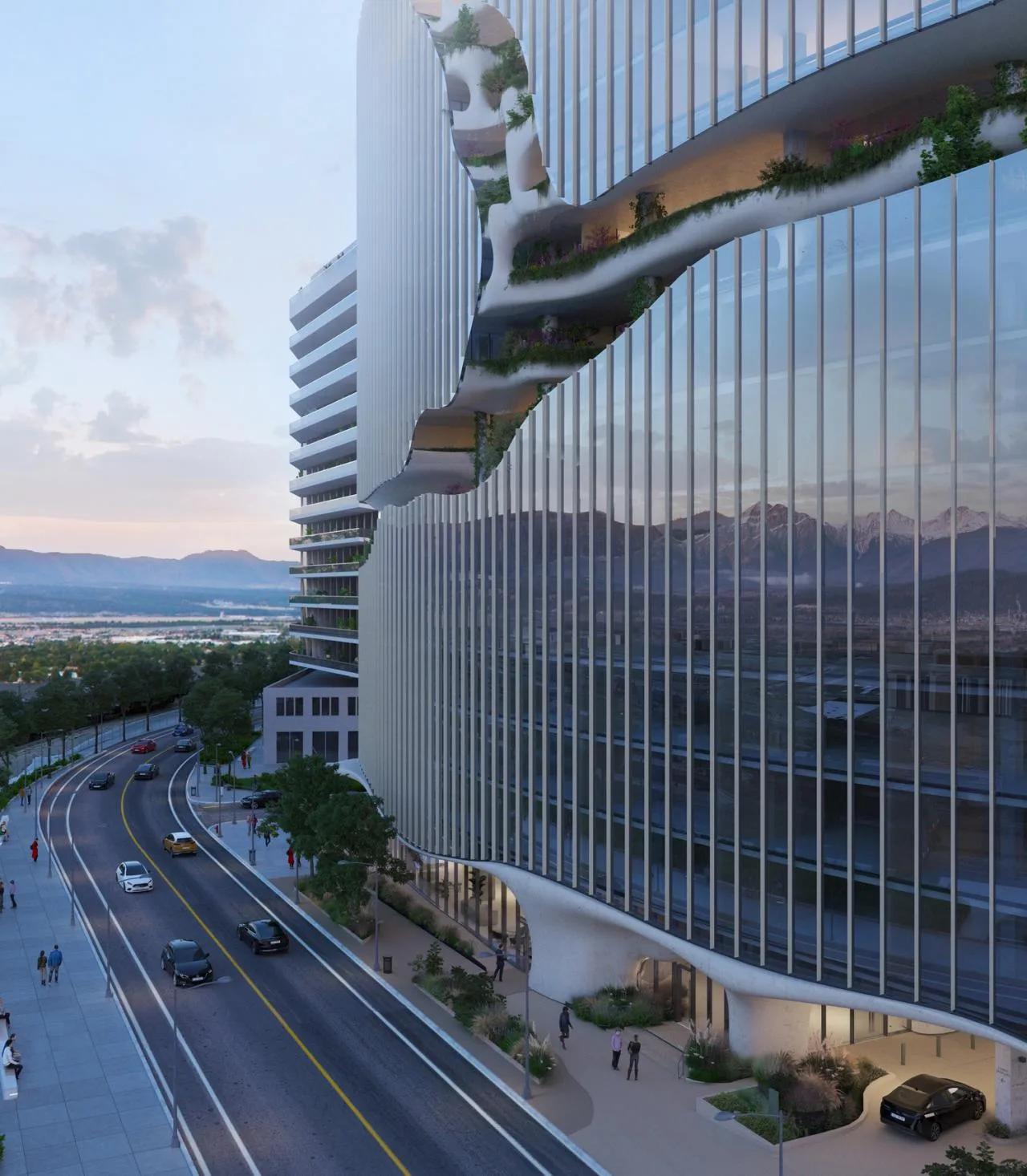 BIM architecture | MAD's fourth project in the United States, 'Vertical Canyon,' begins construction