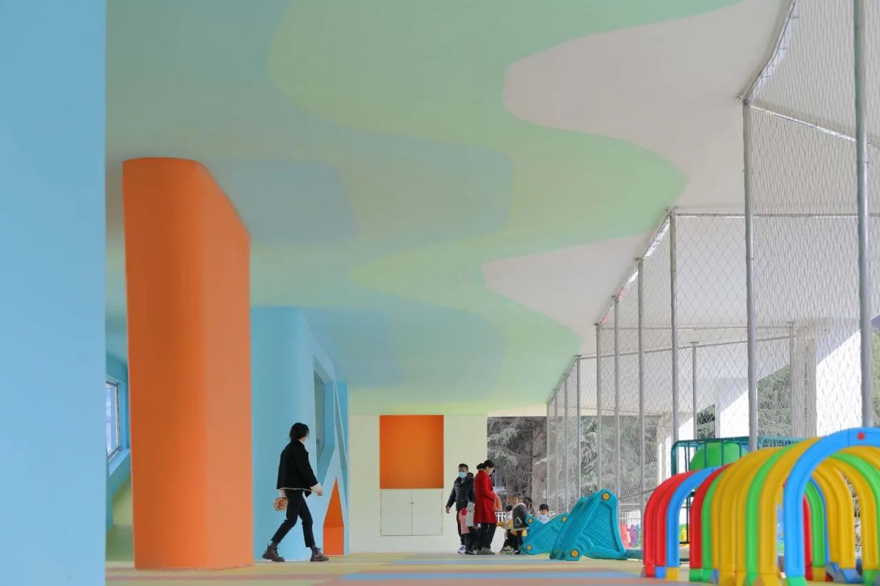 BIM Architecture | Qihang Kindergarten in Jiuzhaigou Valley Scenic and Historic Interest Area County/Dongyi Architecture