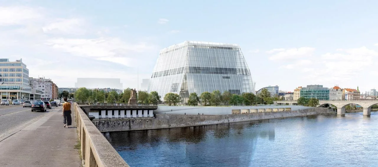 BIM Architecture | Walking from the Square to the Roof - Vltava Philharmonic Hall in Prague/BIG