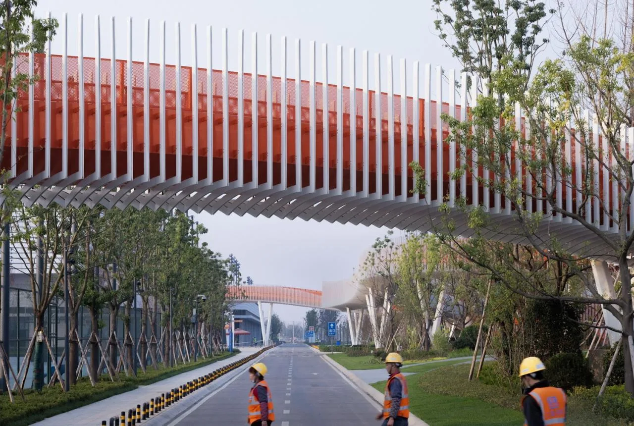 BIM Architecture | Landscape Corridor/Surrounding Buildings of Dong'an Lake Venue for Chengdu Universiade