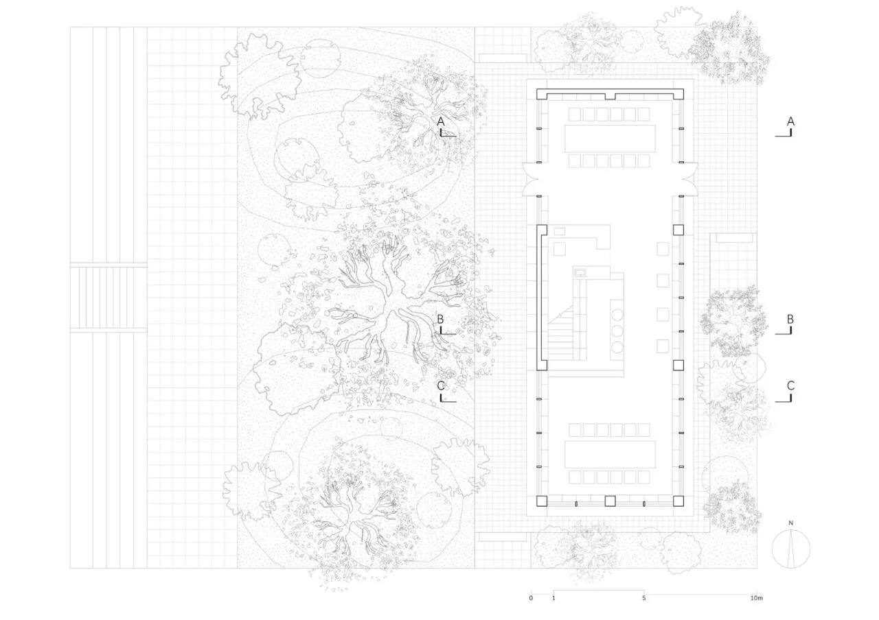 BIM Architecture | Xi'an High tech Sixth Senior High School Library/Yuan Architecture · School of Architecture, Xi'an University of Architecture and Technology