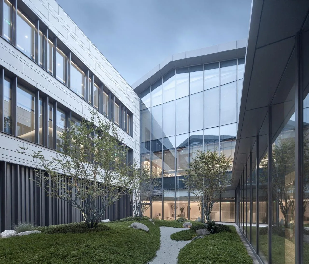 BIM Architecture | Shanghai CITIC Taifu Renheng Haihe Institute Exhibition Center/UA You'an Design