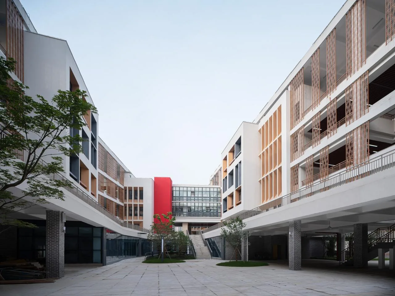 BIM Architecture | Open Education Landscape - Ningbo Vanke Panhuo Experimental Middle School/UA You'an Design