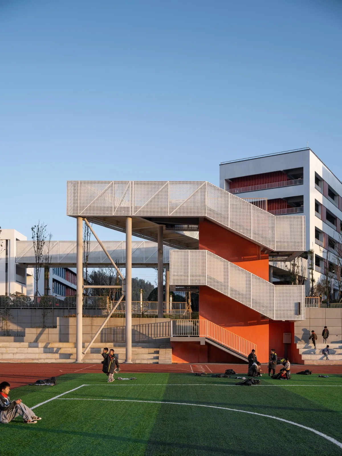 BIM Architecture | Jishou Zhongchi Xiangjun Lide School (Phase I)/Xiangwai Construction Studio