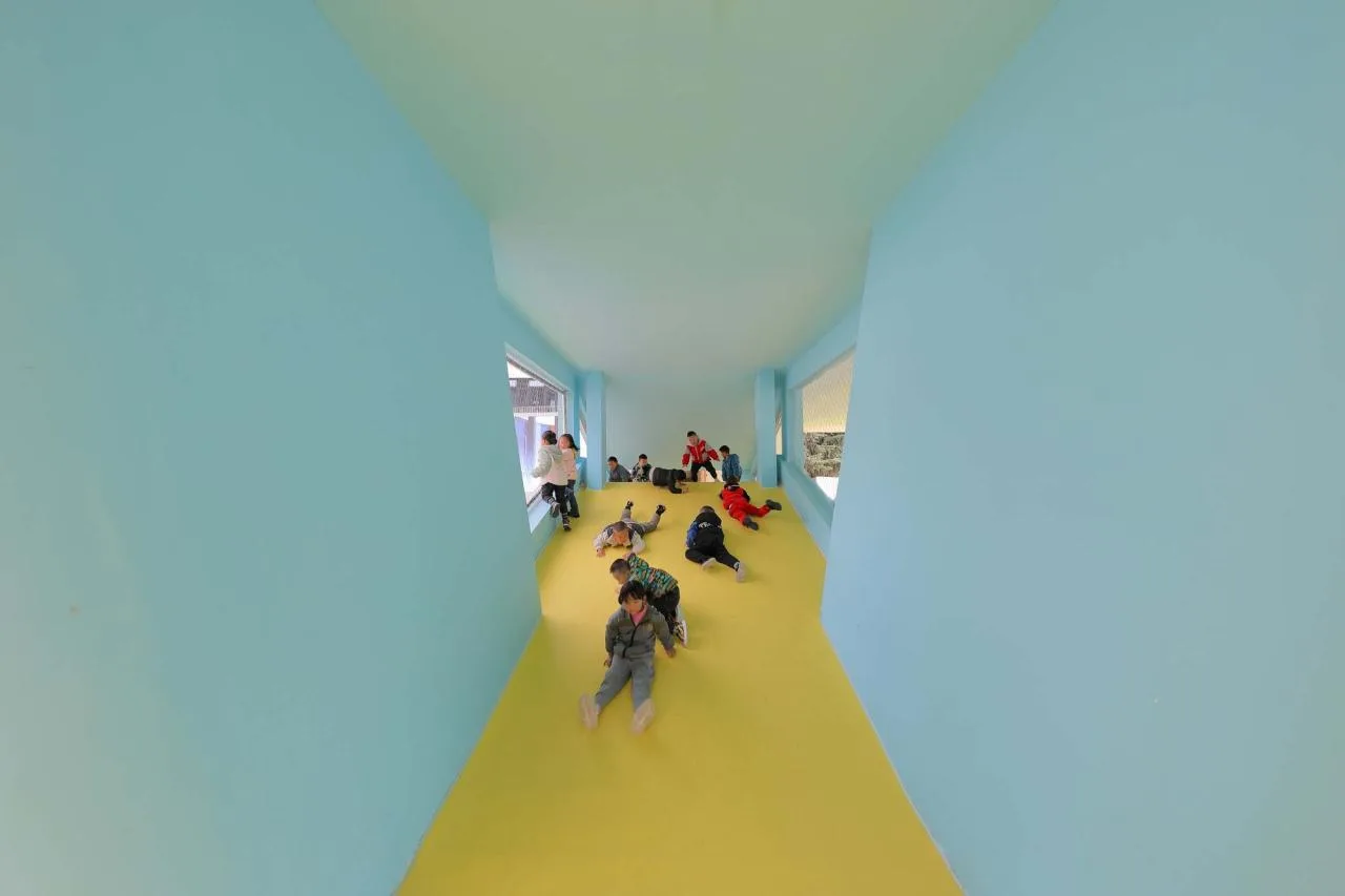 BIM Architecture | Qihang Kindergarten in Jiuzhaigou Valley Scenic and Historic Interest Area County/Dongyi Architecture