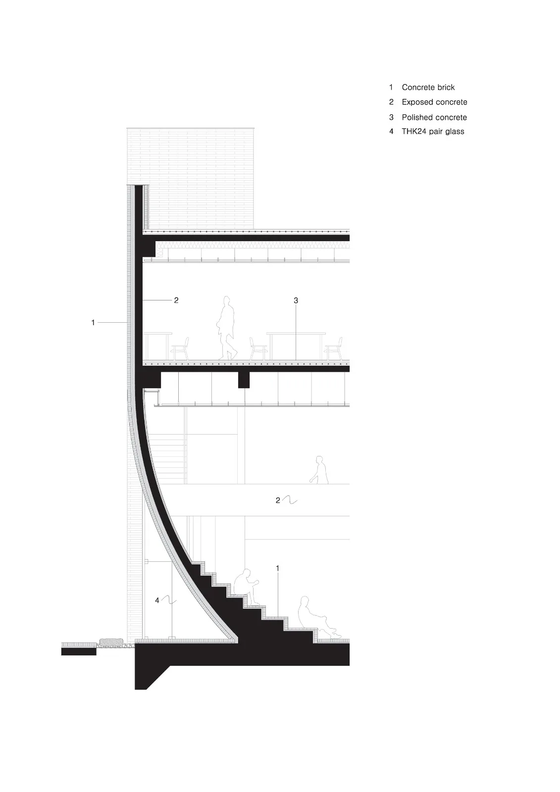 BIM Architecture | Flow Wall, Terry Cafe/NAMELESS Architecture