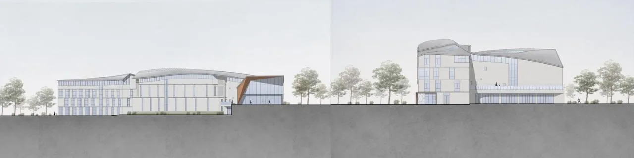 BIM architecture | The imagination of ribbons lingering in the mountains and forests - Kunming Overseas Chinese Town; Dianzhong Lehuocheng Community Center/Chengzhi Design