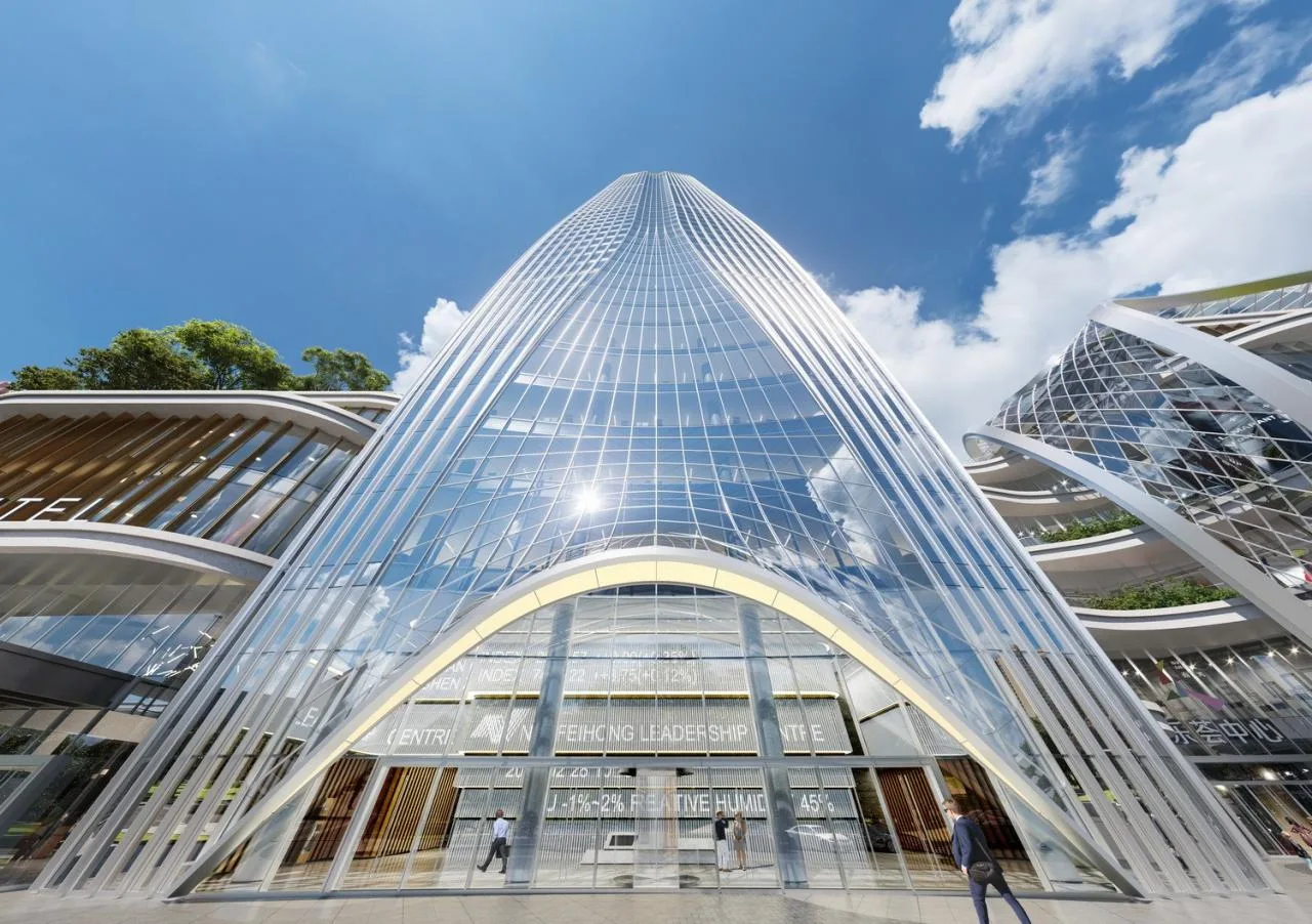 BIM Architecture | Xi'an Nanfei Hongle Hui Center, Urban Ecological Commercial Complex/Aedas