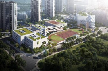 BIM Architecture for Hangzhou Normal University Affiliated Jingchao Primary School and Kindergarten by UA You'an Design-BIM WORLD