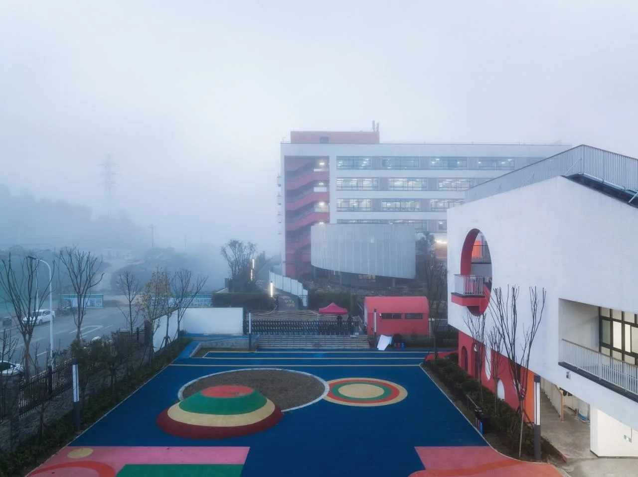 BIM Architecture | Jishou Zhongchi Xiangjun Lide School (Phase I)/Xiangwai Construction Studio