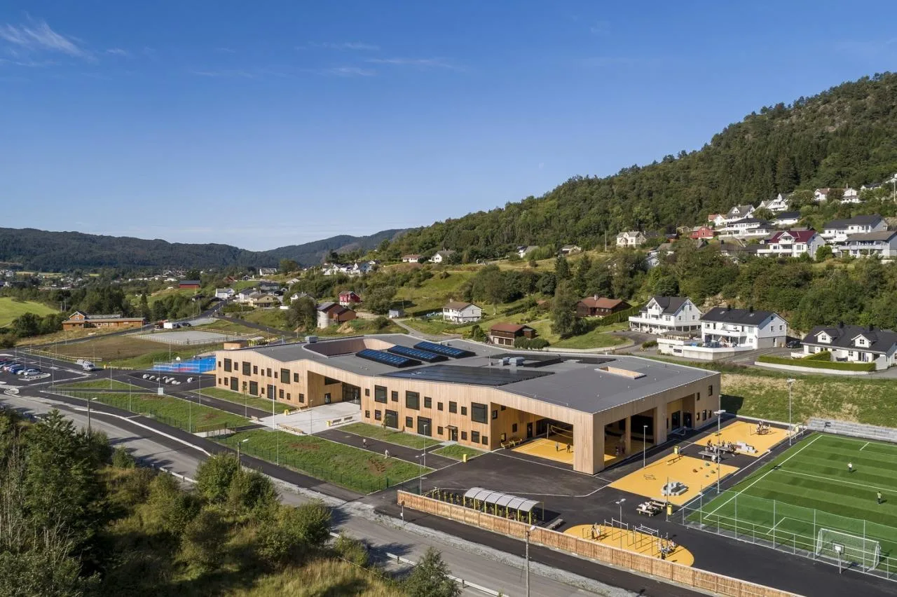 BIM Architecture | Borgafjellet Elementary School/LINK arkitektur