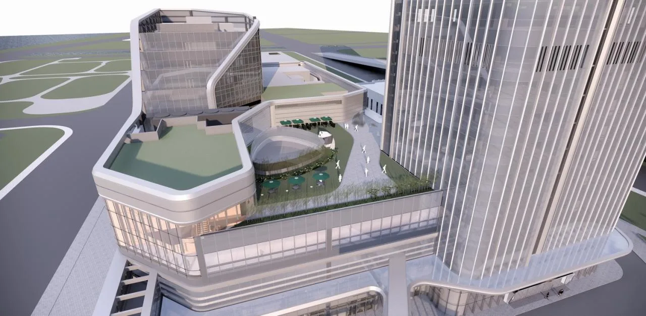 BIM Architecture | Setting Sails in the Wind, Lingjiang Youke Period: Guangzhou Guangwu Yuzhu Production City Complex/UA You'an Design