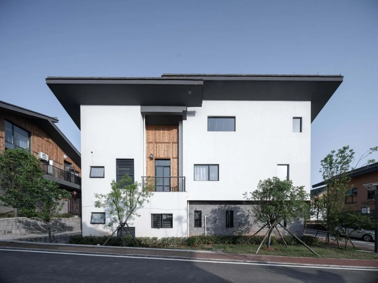 BIM Architecture | Miluo "Dragon Boat Festival Family" Rural Settlement/Artificial Architecture Studio