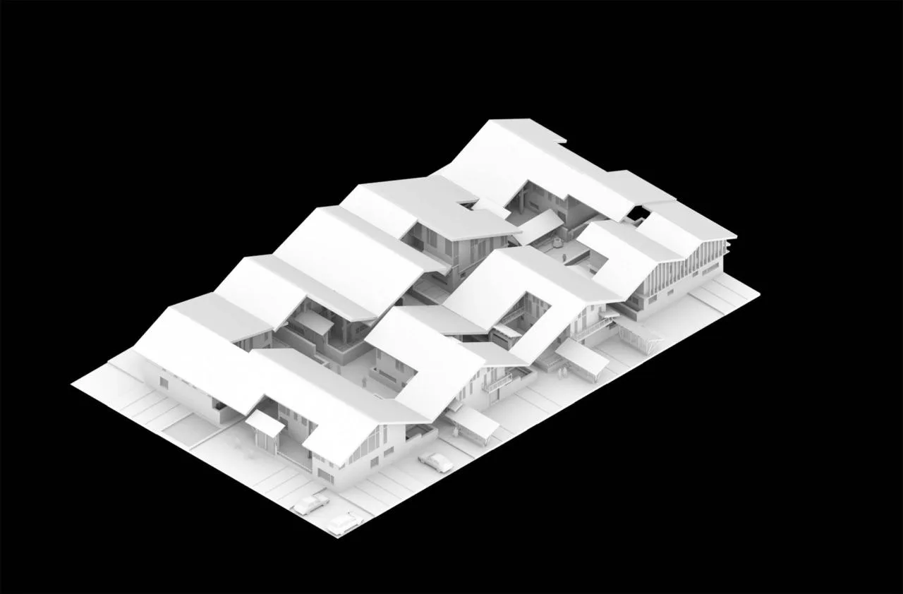 BIM Architecture | Miluo "Dragon Boat Festival Family" Rural Settlement/Artificial Architecture Studio
