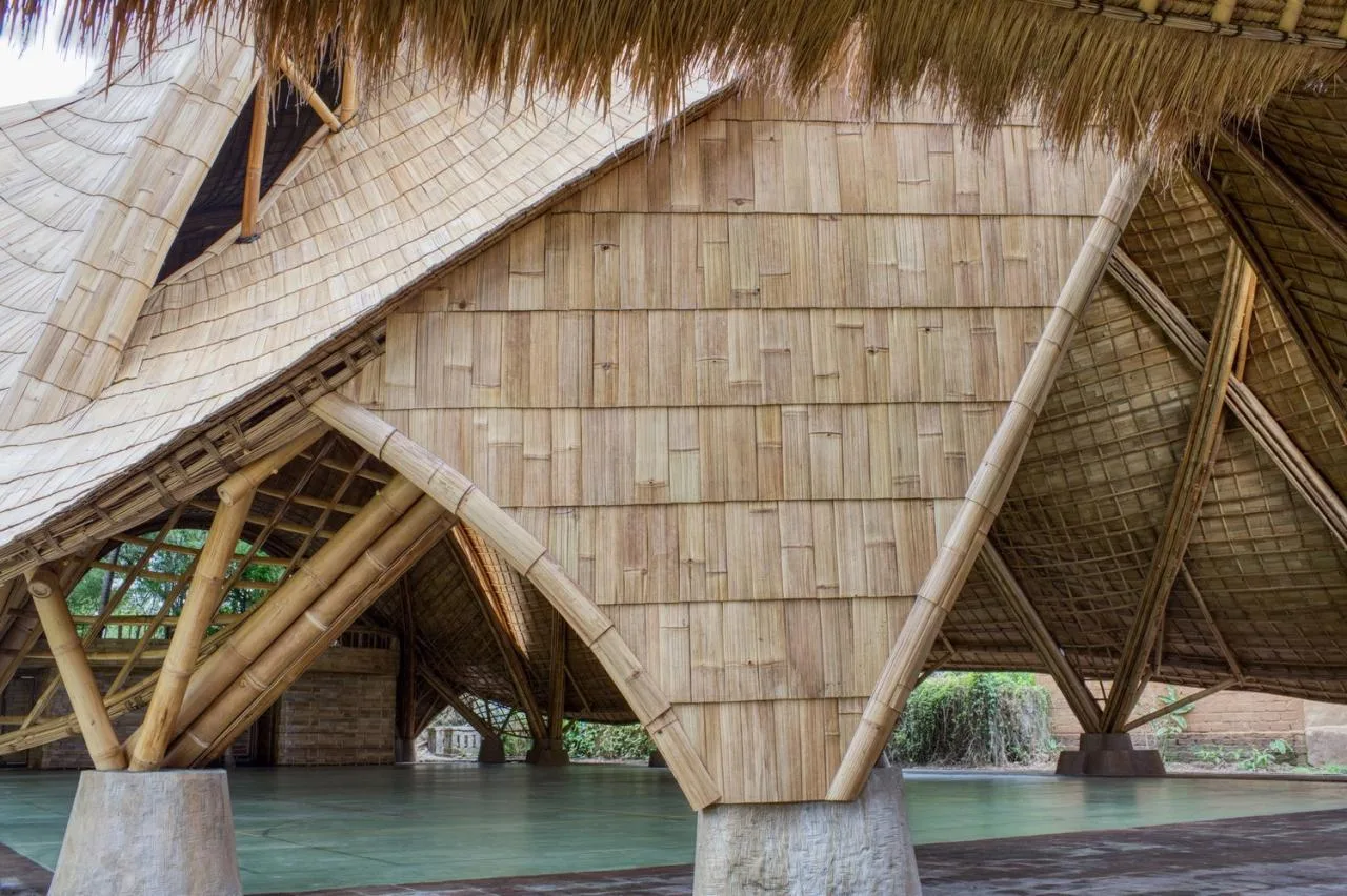 BIM Architecture | Minimum Structure Maximum Space, Bamboo Installation "Arc"/IBUKU