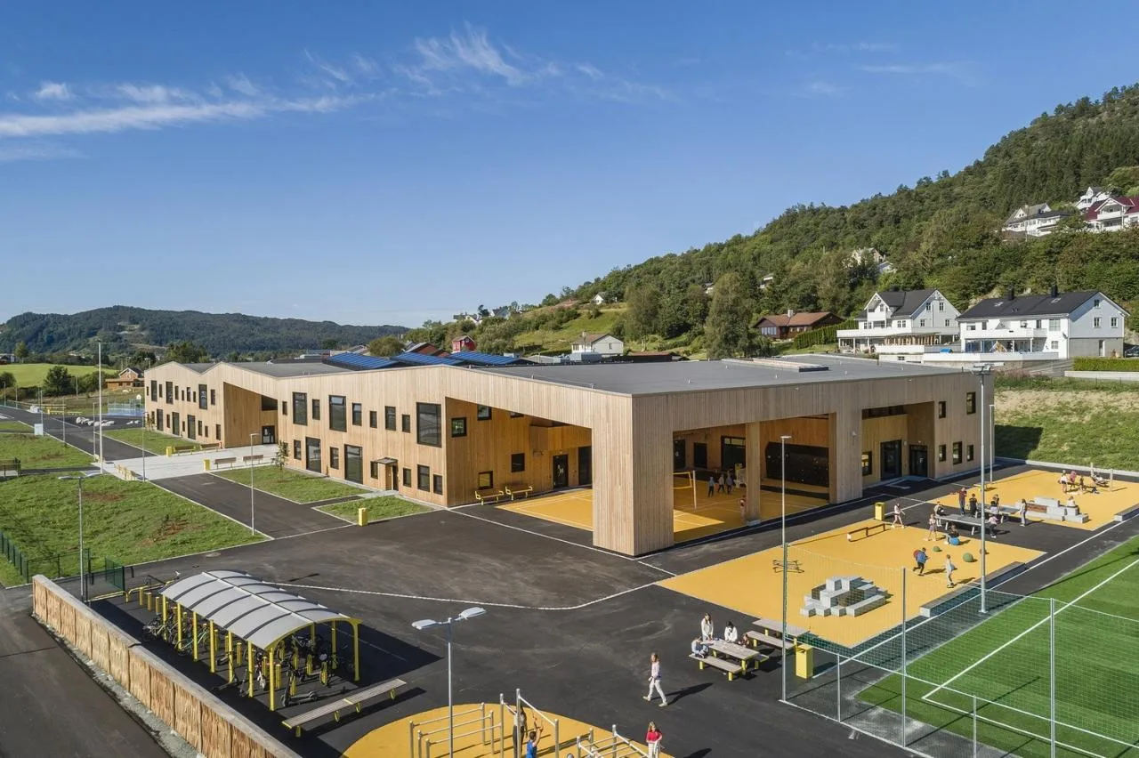 BIM Architecture | Borgafjellet Elementary School/LINK arkitektur