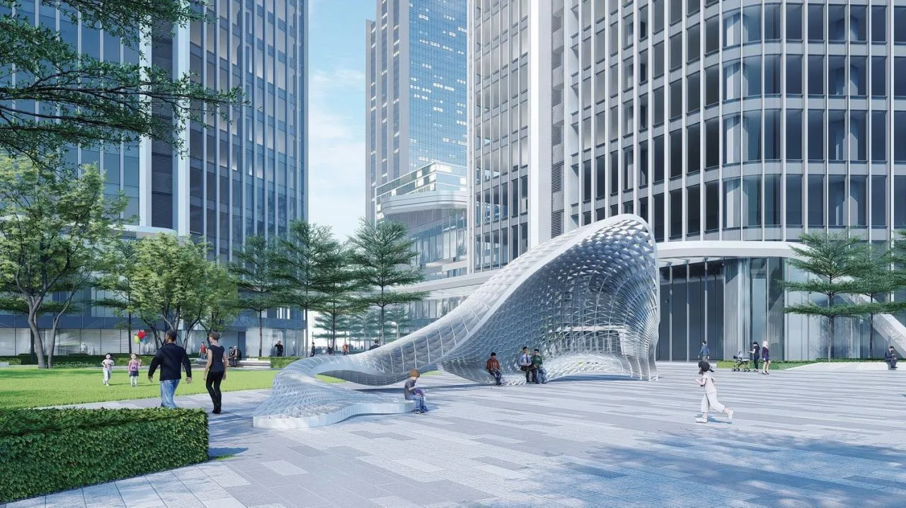 BIM Architecture | Setting Sails in the Wind, Lingjiang Youke Period: Guangzhou Guangwu Yuzhu Production City Complex/UA You'an Design