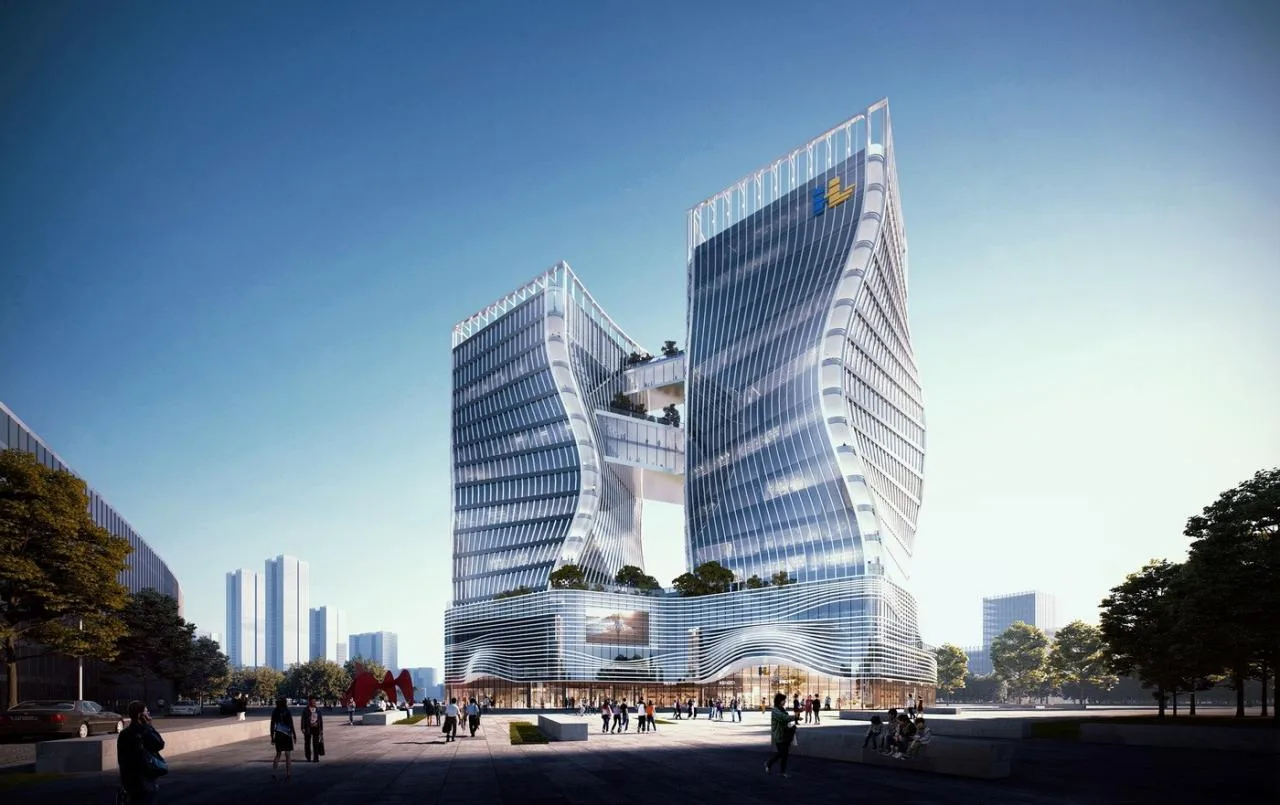 BIM Architecture | 'Endless City' Xidi Innovation Headquarters Base/Lu Xiner+Guangdong Huacheng Architectural Design Co., Ltd
