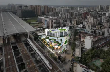 BIM Architecture: DIKA’s Innovative Kindergarten Design Beneath Haikou Mountain High-Speed Railway Station-BIM WORLD