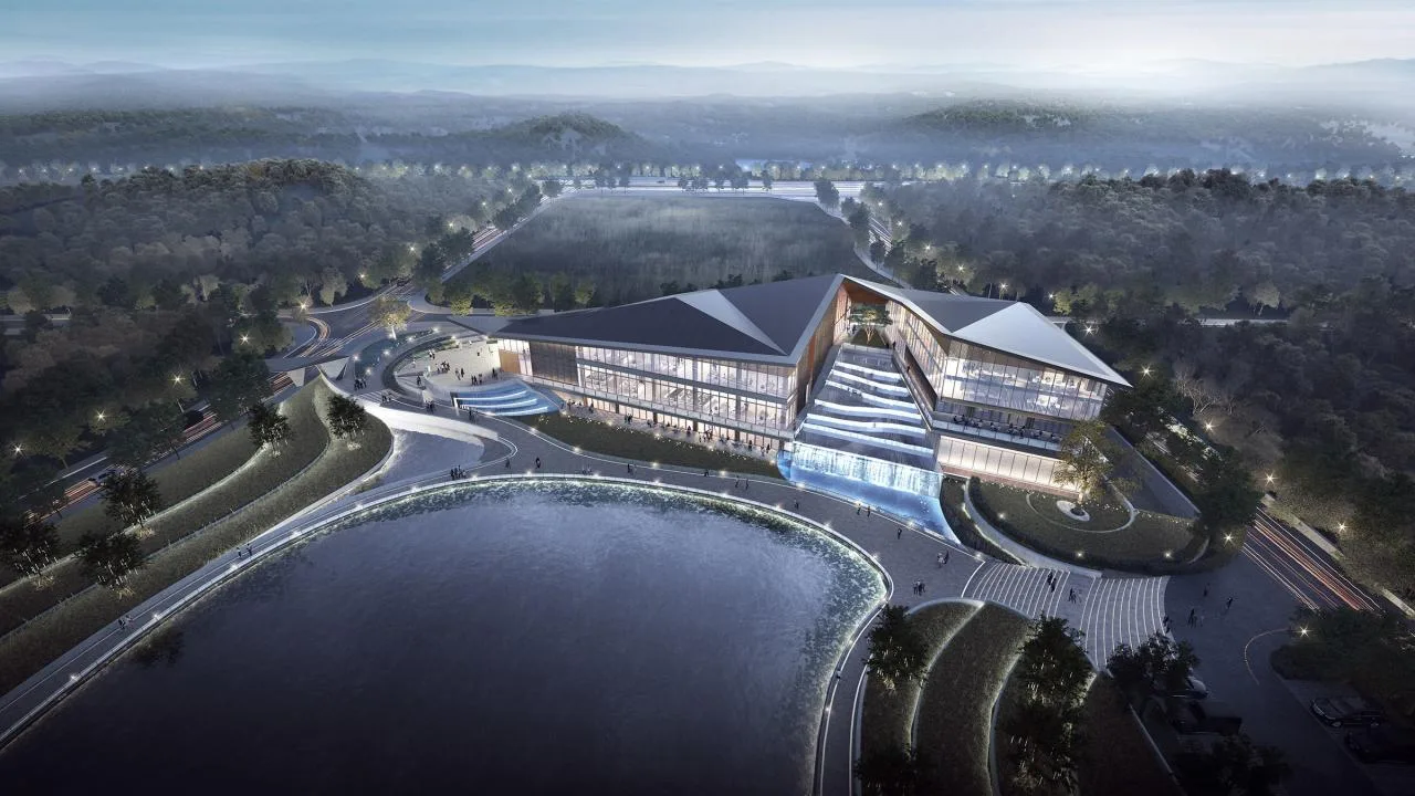 BIM Architecture | Changsha Luyin Qingzhu Lake Exhibition Center/PTA Shanghai Botao