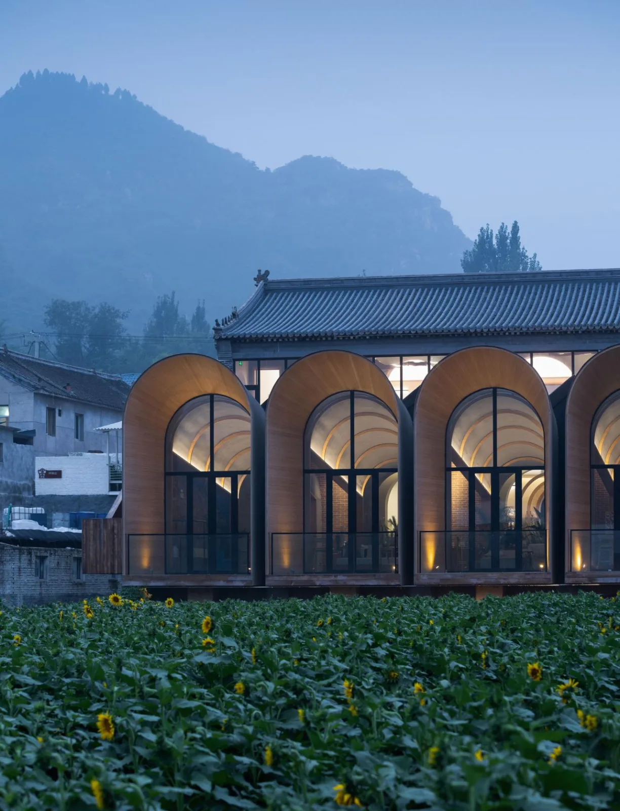 BIM Architecture | Tiangang Zhixing Village: Rural Reception Hall/Kanlan Architecture
