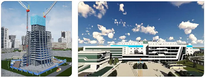 High-definition rendering in BIMMAKE