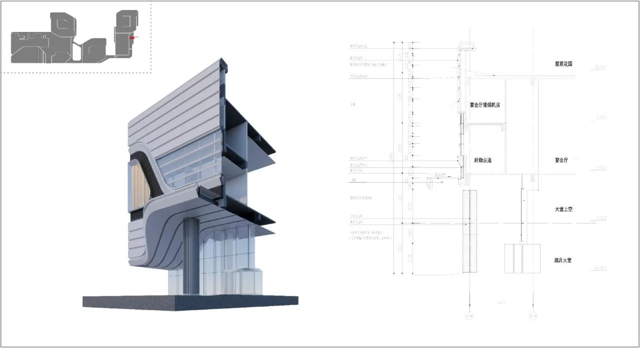 BIM Architecture | Setting Sails in the Wind, Lingjiang Youke Period: Guangzhou Guangwu Yuzhu Production City Complex/UA You'an Design
