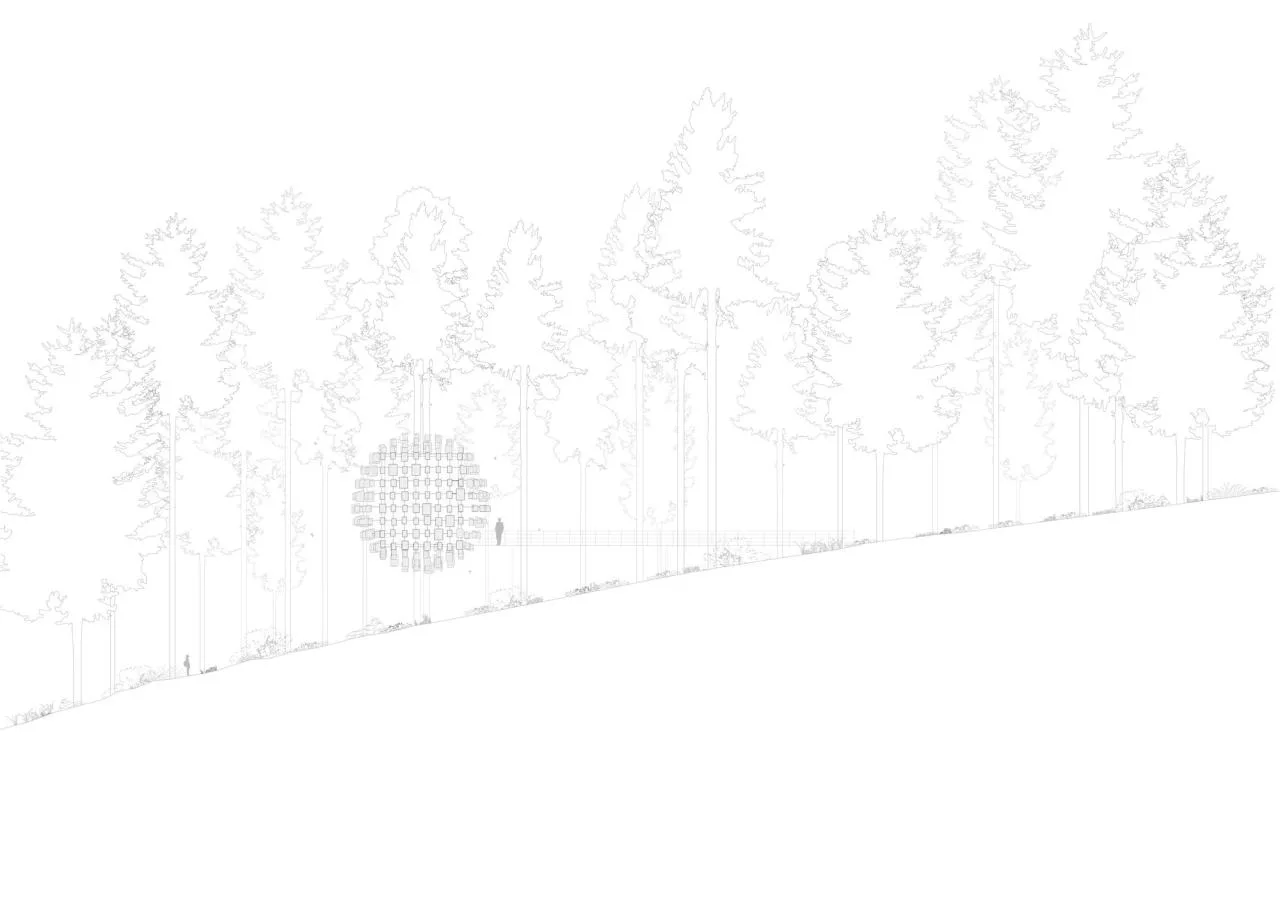 BIM Architecture | Tree Top Hotel 'Biosphere'/BIG