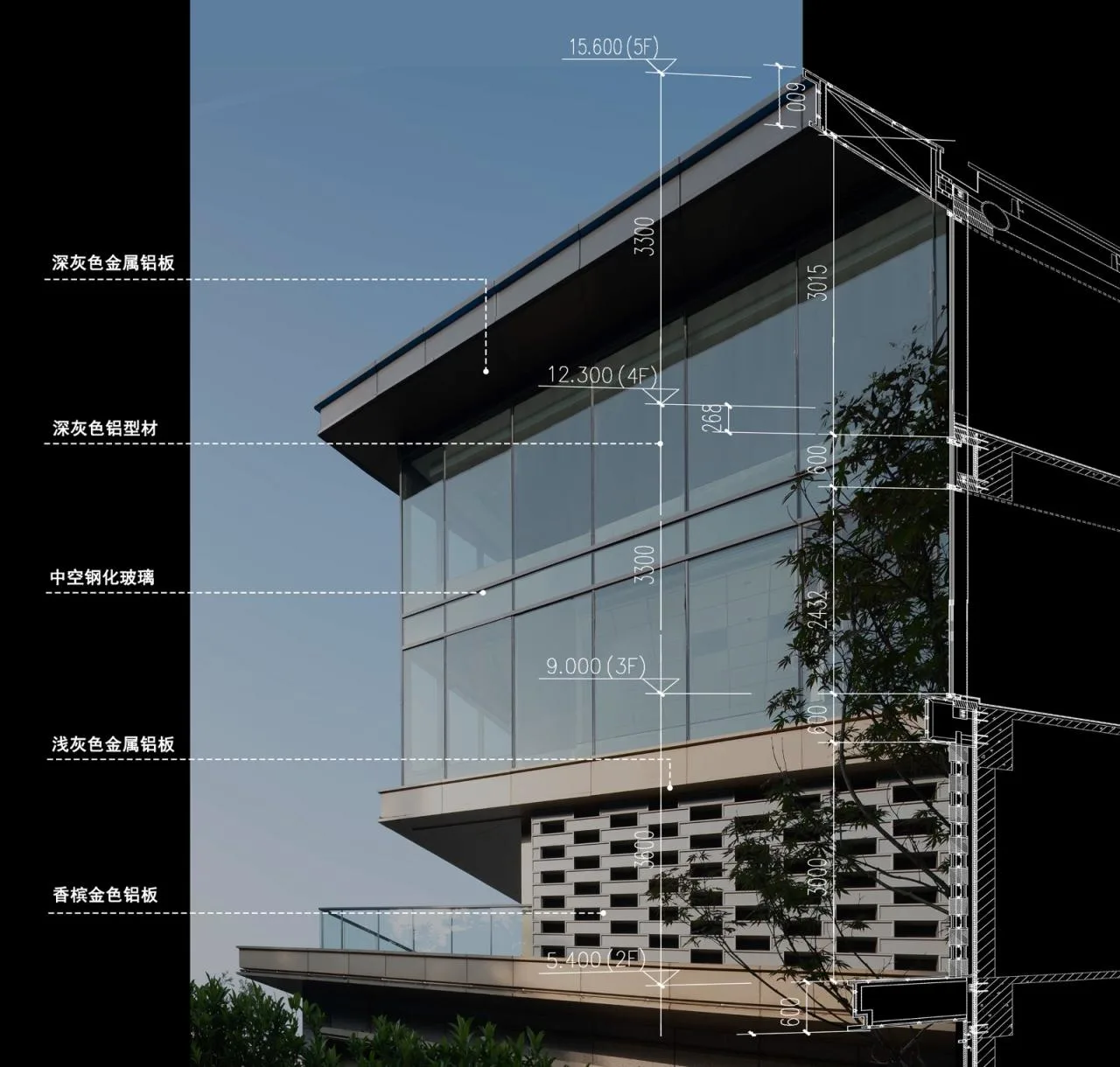 BIM Architecture | Changsha Luyin Qingzhu Lake Exhibition Center/PTA Shanghai Botao