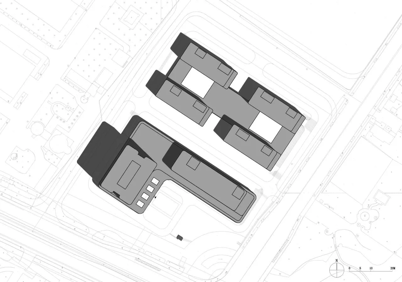 BIM Architecture | Leading Pharmaceutical Company Park style Headquarters Office · Shangyao Changyao Business Center/Jianhe Building
