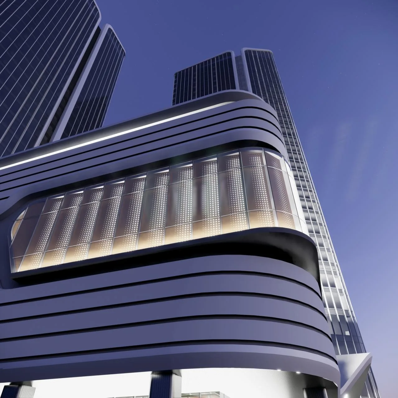 BIM Architecture | Setting Sails in the Wind, Lingjiang Youke Period: Guangzhou Guangwu Yuzhu Production City Complex/UA You'an Design
