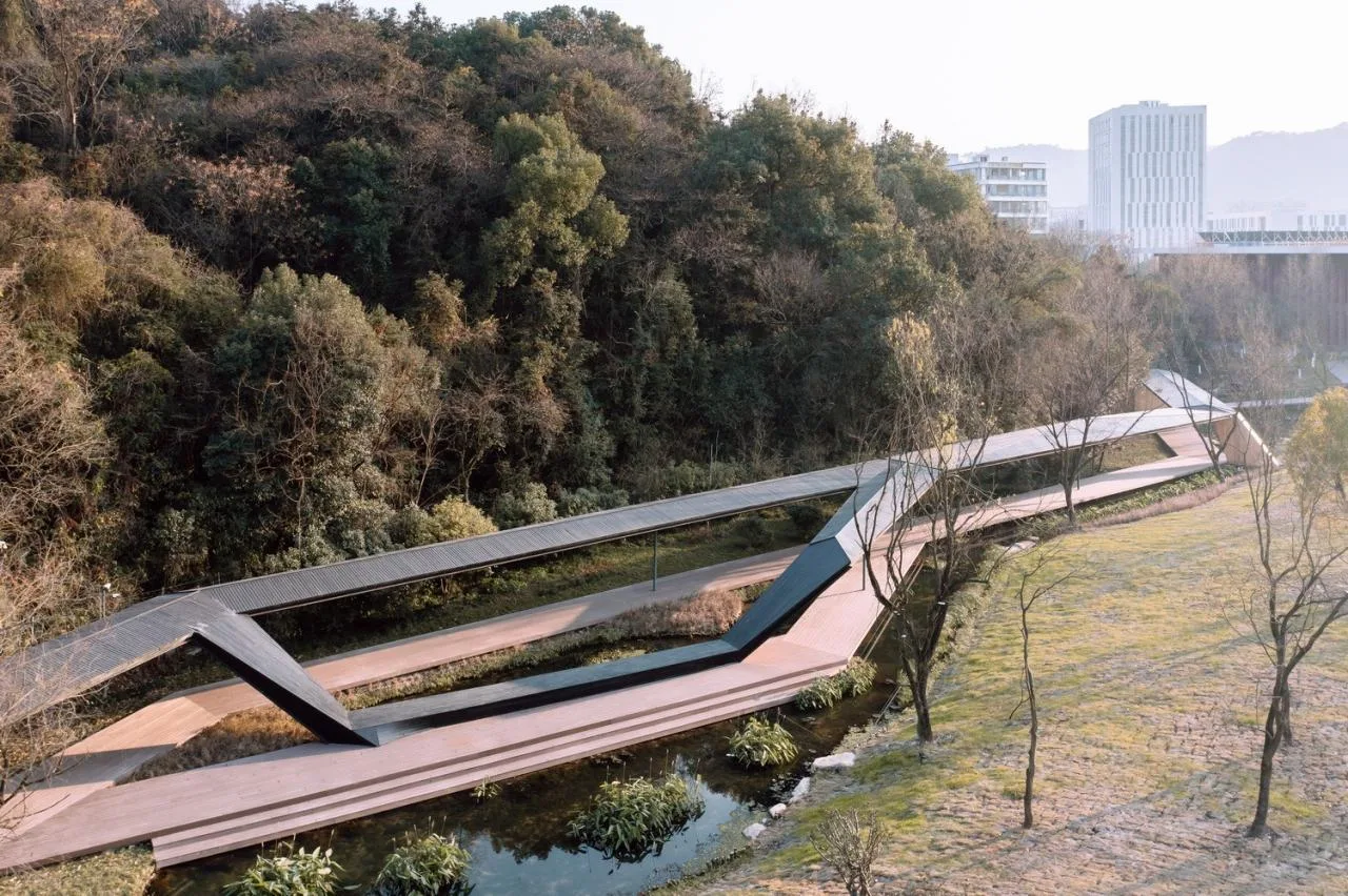 BIM architecture | River eaves: Zhejiang Conservatory of Music campus micro update/Zhu Peidong line+architectural firm gad