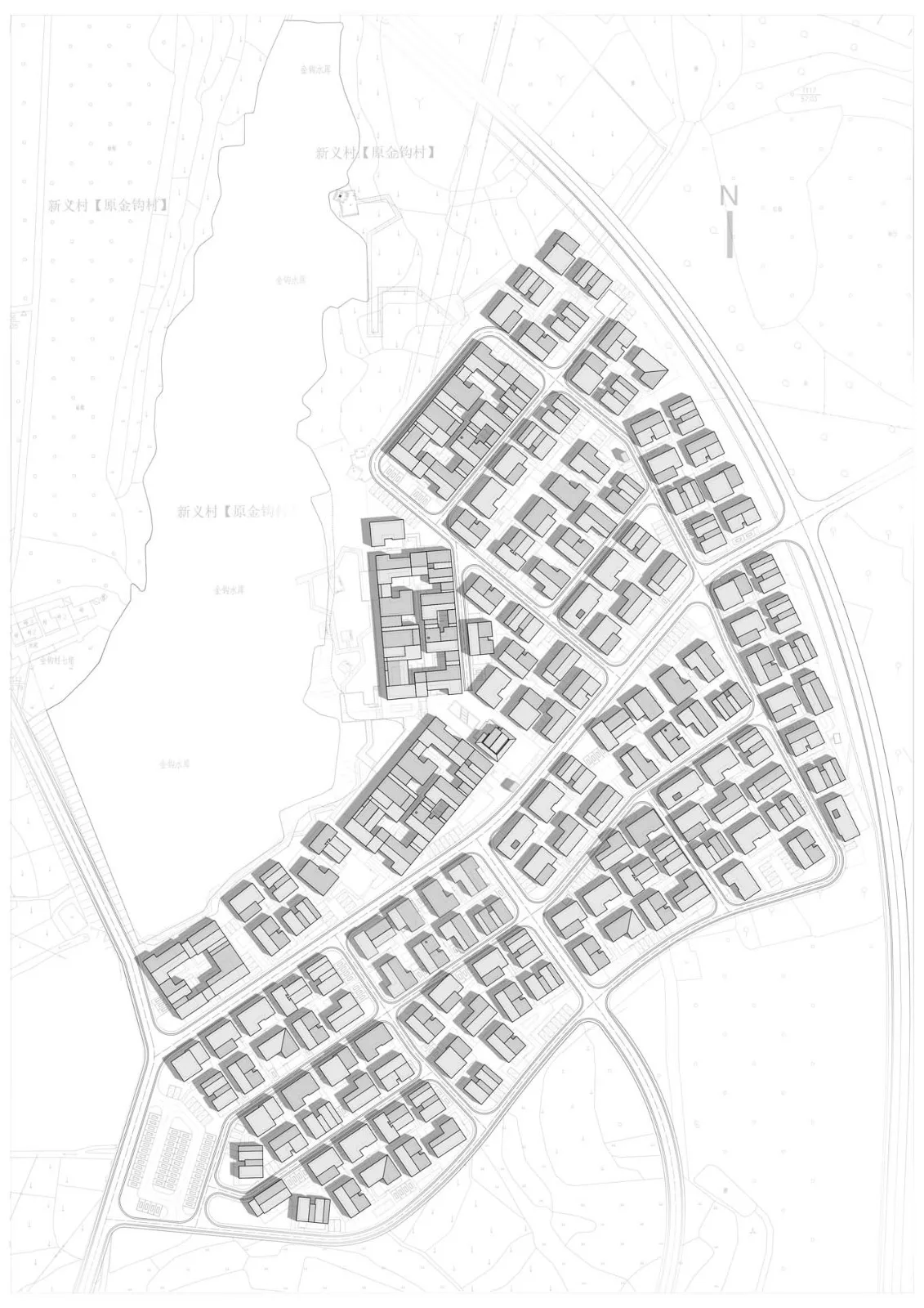 BIM Architecture | Miluo "Dragon Boat Festival Family" Rural Settlement/Artificial Architecture Studio