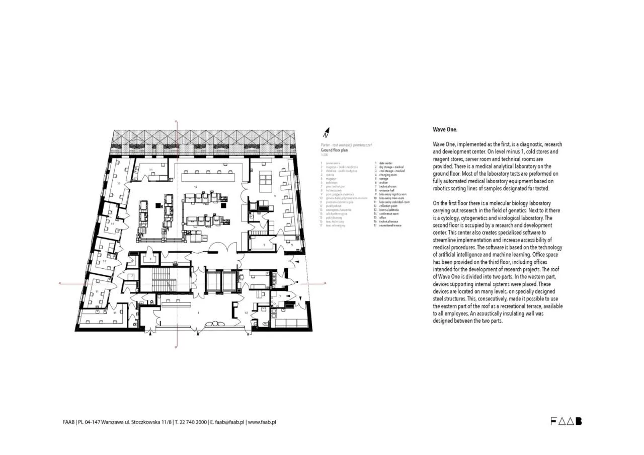 BIM Architecture | The 'Wave' of Healing Towns, Medical Research Center/FAAB
