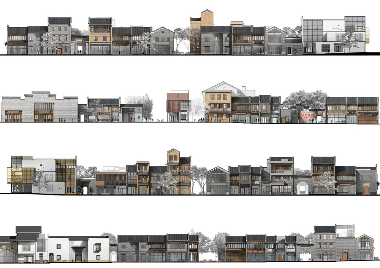 BIM Architecture | Time Flow Charm: Nanchang Sanyanjing Historical Block Protection and Renovation Project/UA You'an Design