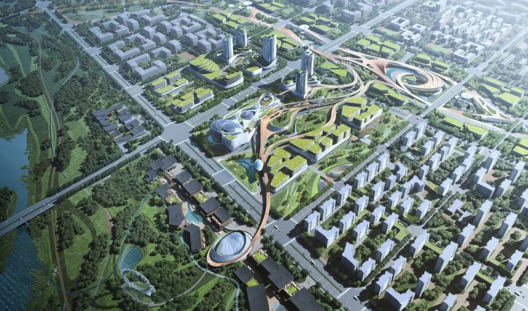 BIM Architecture | Urban Design Scheme for the Central Area of Xinchengdong District, Changping, Beijing/COFCO Real Estate+Zhongyuan China+Qingdao Coastal Area