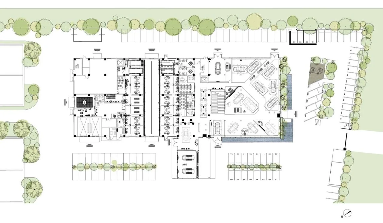 BIM Architecture | Chengdu BMW Experience Center/Zhu Haibo Architectural Design Firm