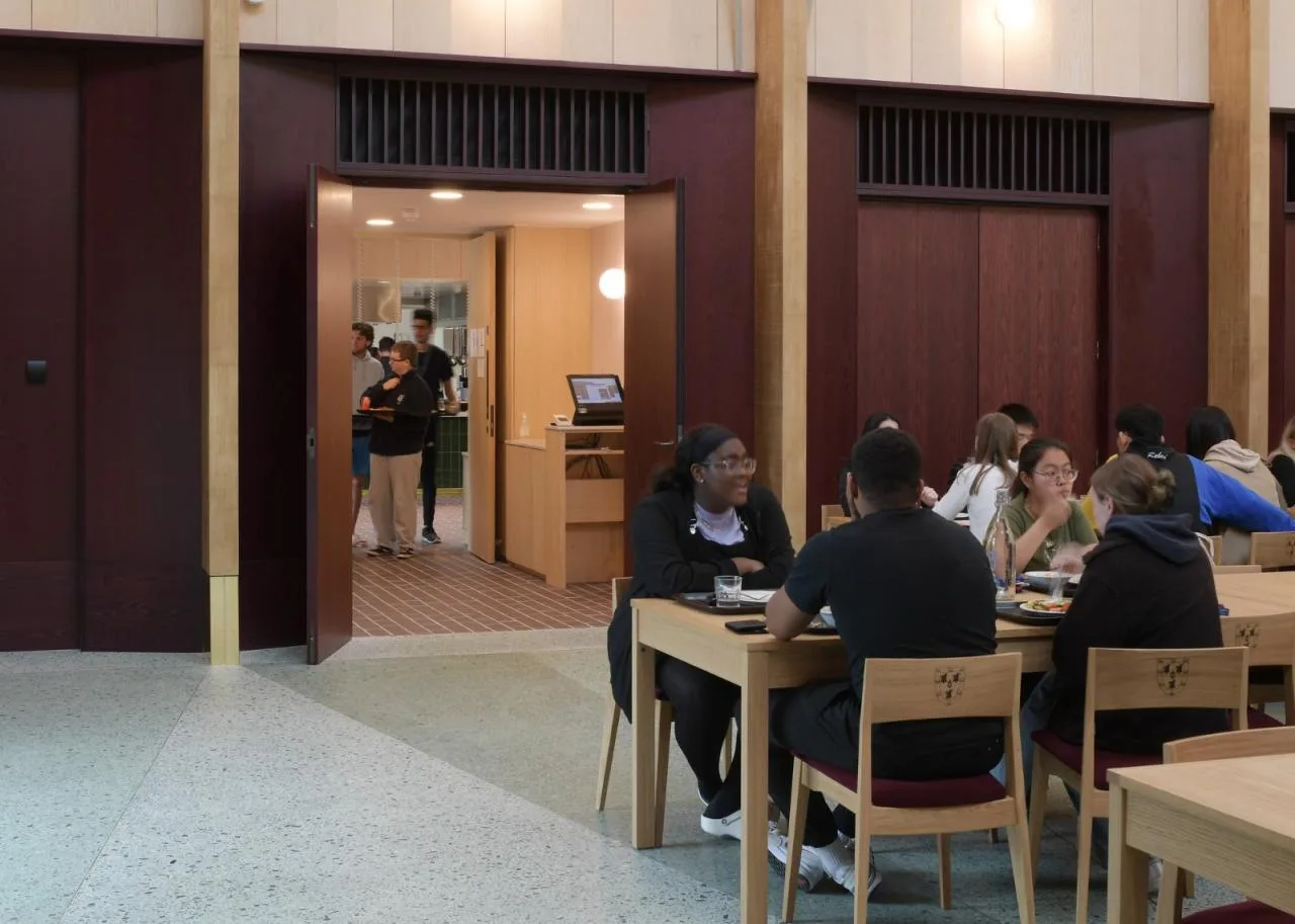 BIM Architecture | Retro Green Glaze, Cambridge University Canteen/Feilden Fowler