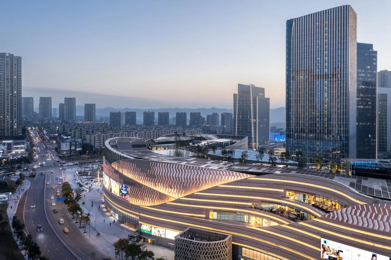 BIM Architecture | Hong Kong Land Chongqing Halo The Ring Shopping Park/PHA Pai Ang
